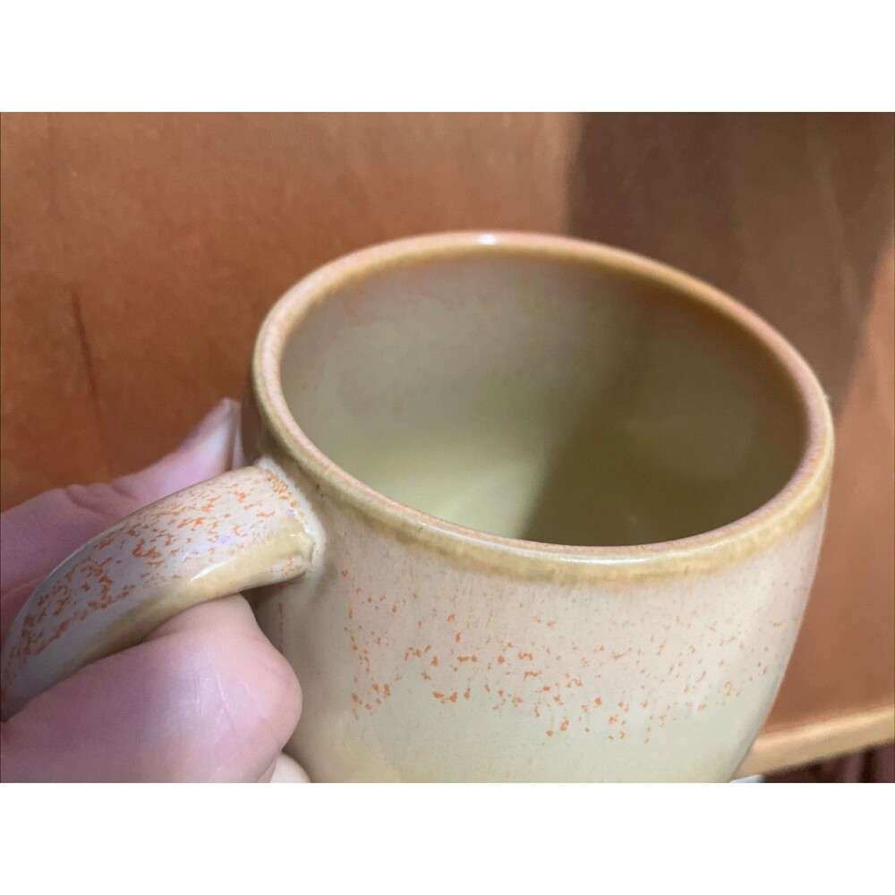 2 Ceramic urban Pottery Cabin style Coffee Mugs 12-16 oz Drip Glaze - Picture 15 of 16